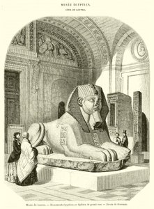 Museo del Louvre, Monumentos egipcios, Esfinge de granito rosa de French School