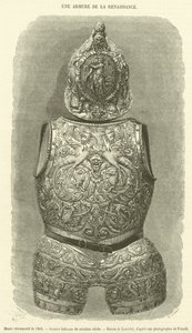 Museo retrospectivo de 1865, Armadura italiana del siglo XVI de French School