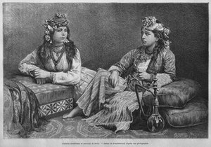 Mujeres musulmanas de Sidón, de La Syrie d