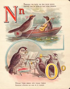 N O: Ruiseñor, navegación, búho, orquesta de French School