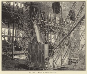 Nacelle del globo de Schwarz de French School