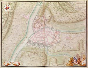 Namur y el área circundante, del Atlas de Luis XIV. Planos de lugares extranjeros, 1665 de French School