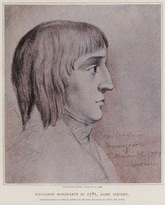 Napoleón Bonaparte en 1785 de French School
