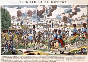 Napoleón I en la Batalla de Moscova