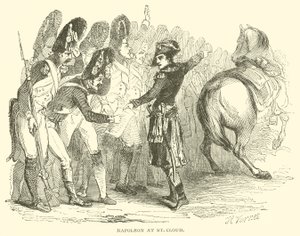 Napoleón en Saint-Cloud de French School
