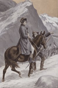Napoleón cruza los Alpes