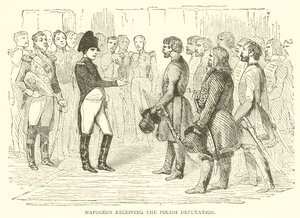 Napoleón recibiendo la delegación polaca de French School
