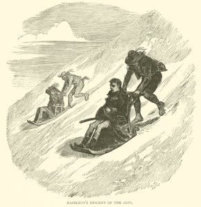 Descenso de los Alpes por Napoleón