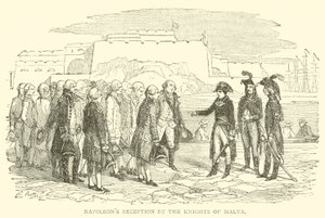 Recepción de Napoleón por los Caballeros de Malta de French School