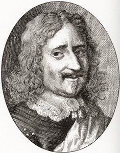 Nicolas V de Neufville de Villeroy, primer duque de Villeroy, 1598-1685. Noble francés y mariscal de Francia. De Les Heures Libres publicado en 1908 de French School
