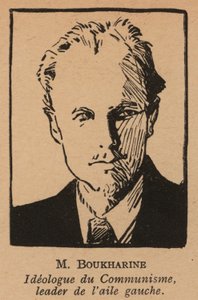 Nikolai Bujarin, teórico y político revolucionario bolchevique ruso (lito)