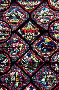 Ventana del Arca de Noé, siglo XIII