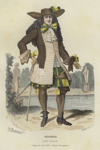 Noble, siglo XVII de French School