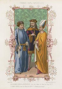 Noble, burgués y una noble de French School
