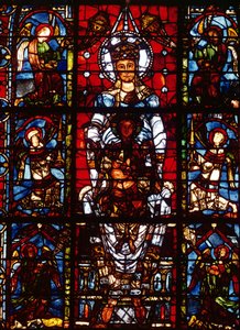 Notre-Dame de la Belle Verriere, del coro sur (detalle) de French School
