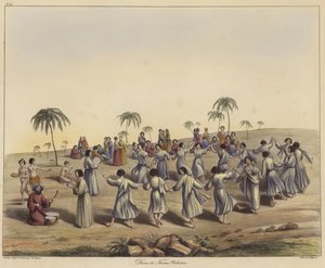 Mujeres nubias bailando de French School