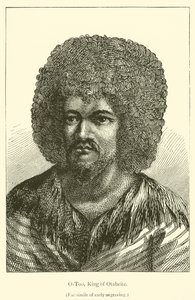 O-Too, Rey de Otaheite (grabado) de French School