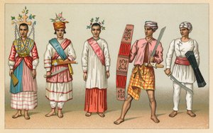Traje de Oceanía de French School
