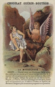 Edipo y la Esfinge de French School