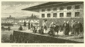 Ogawa-Bata, muelles y almacenes de arroz del Taikoun