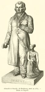 Ohmacht o Omacht, de Estrasburgo, muerto en 1834 de French School