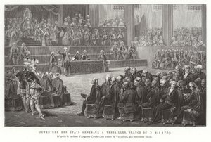 Apertura de los Estados Generales, Versalles, 5 de mayo de 1789 de French School