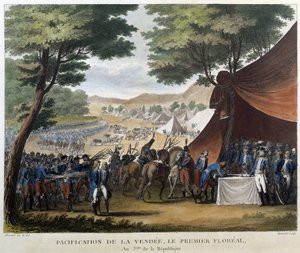 Pacificación de la Vendée, el Primer Floral, Año 3 de la República de French School