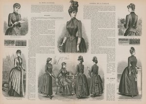 Página de La Mode Illustrée de French School
