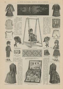 Página de La Mode Illustrée de French School