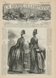 Página de La Mode Illustrée de French School