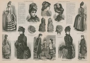 Página de La Mode Illustrée de French School