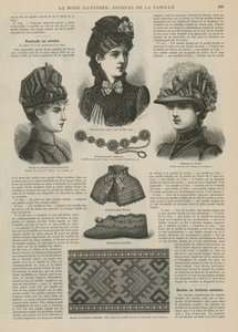 Página de La Mode Illustrée de French School