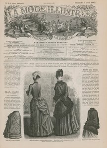 Página de La Mode Illustrée de French School