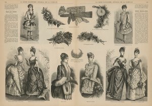 Página de La Moda Ilustrada de French School
