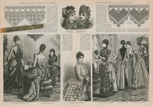 Página de La Mode Illustrée de French School