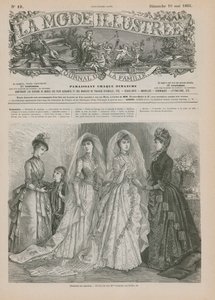 Página de La Mode Illustrée, 1885