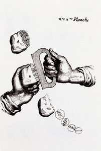 Página de "Les principles de philosophie" de René Descartes (1596-1650)