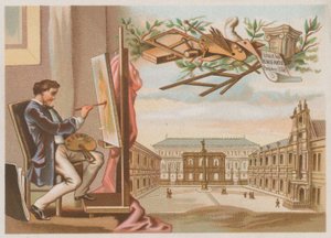 Pintor y la École des Beaux Arts, París