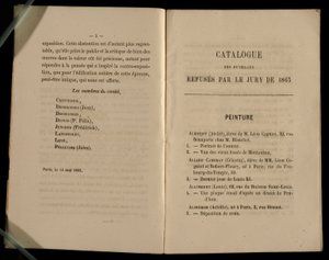 Capítulo de pintura, del Salon des Refuses, 1863 de French School