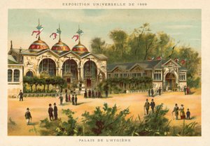 Palacio de Higiene, Exposición Universal 1889, París de French School