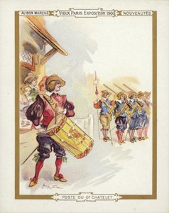 Exposición de París 1900, Caballero tocando el tambor