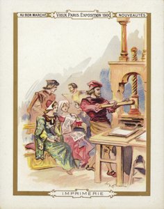 Exposición de París 1900, El impresor de French School