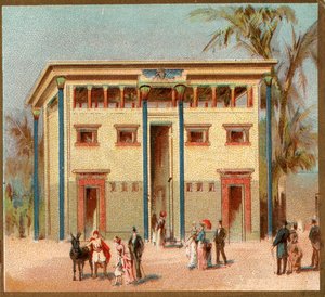 París. Exposición Universal de 1889: Casa Egipcia de French School