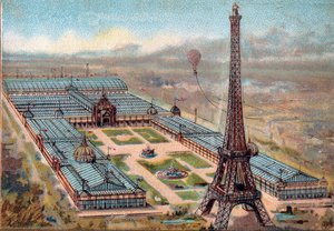 París. Exposición Universal de 1889: Torre Eiffel de French School