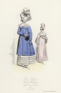 Modas parisinas, época del Imperio de French School