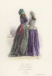 Mujeres parisinas, época de la Revolución Francesa