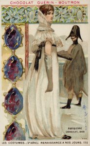 Modas parisinas del Consulado, 1803