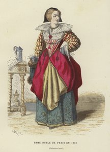 Noble parisina, 1633 de French School