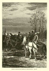 Parlamento antes de la Batalla de Moncontour de French School