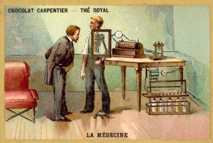 Paciente haciéndose una radiografía